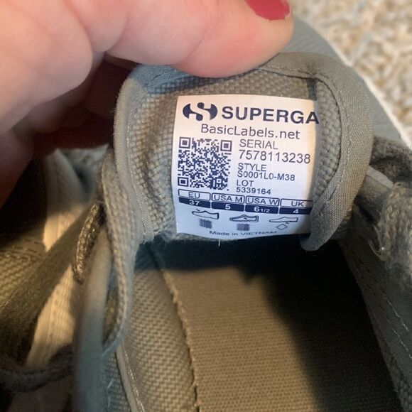 Superga EUC gray platform sneakers Size 6.5 - Picture 7 of 7